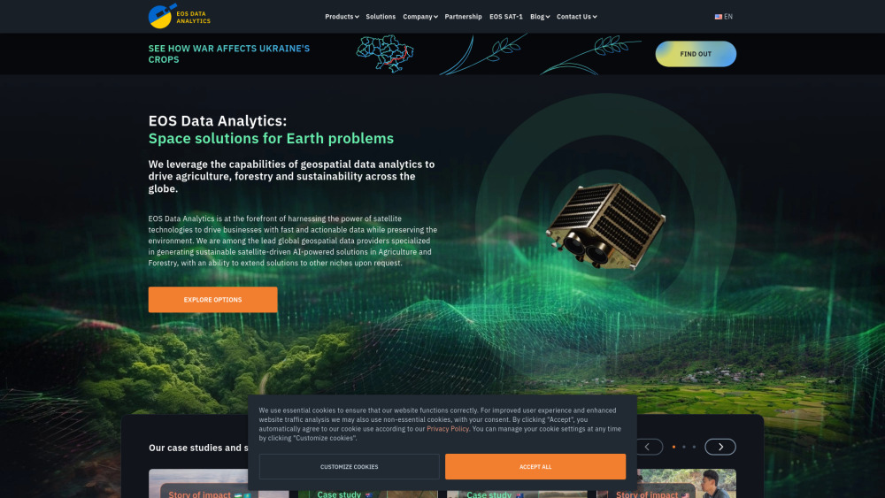 EOS Data Analytics: AI-Powered Satellite Imagery Solutions Globally