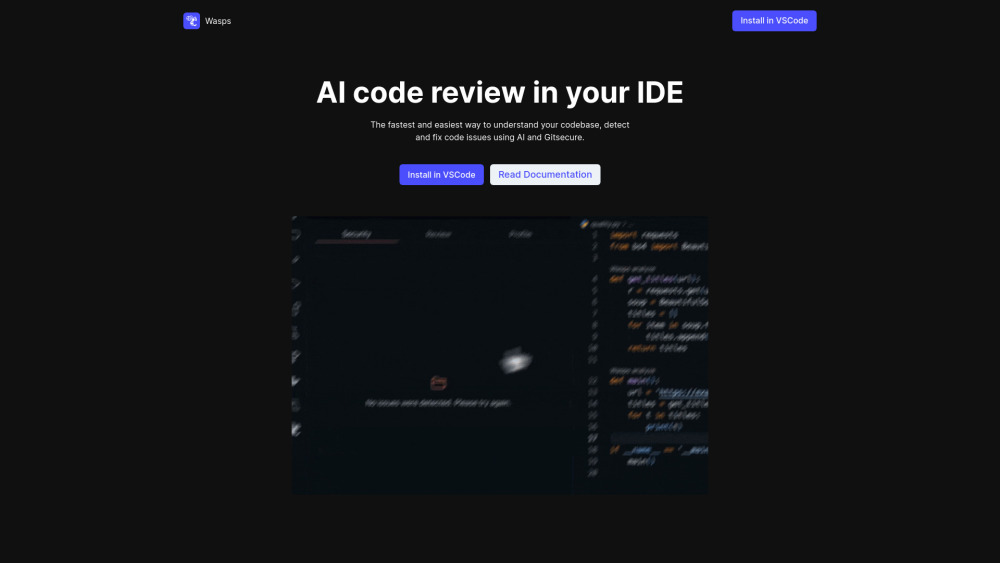 Wasps AI Code Review: AI Tool for Efficient Code Quality Improvement