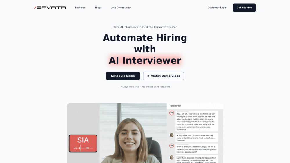 Zavata: AI-Powered Hiring Automation Platform - Seamless Recruitment