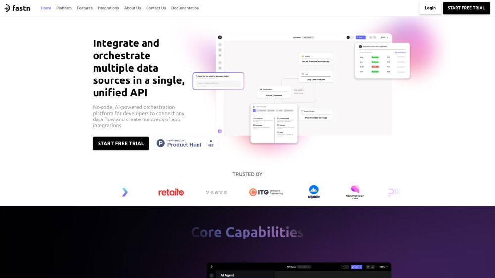 Fastn AI Orchestration Platform: No-Code Data Integration & Orchestration