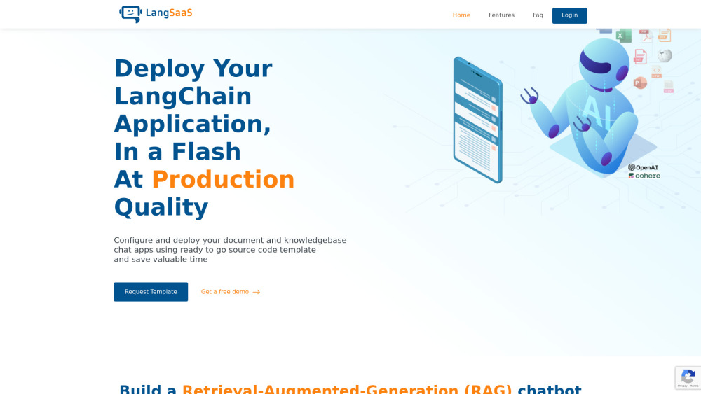 LangSaaS: AI Chatbot Platform with Advanced RAG Technology