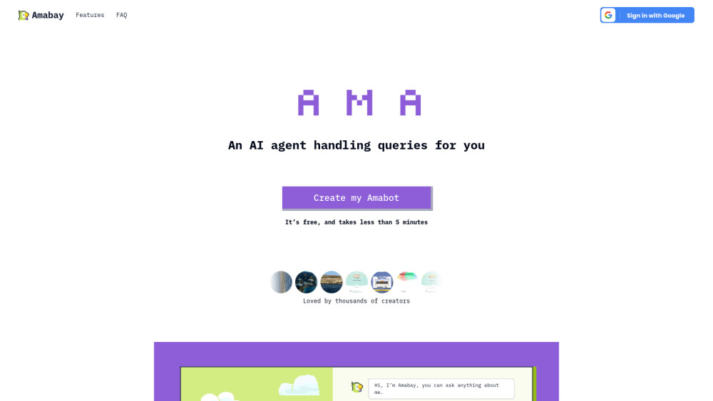 AMA Bot: Global AI Ambassador for Personalized Bot Solutions