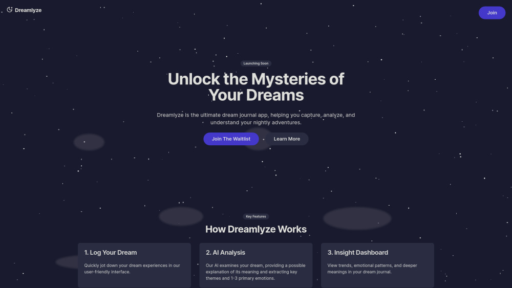 Dreamlyze: Capture & Analyze Dreams with Intuitive Journal App