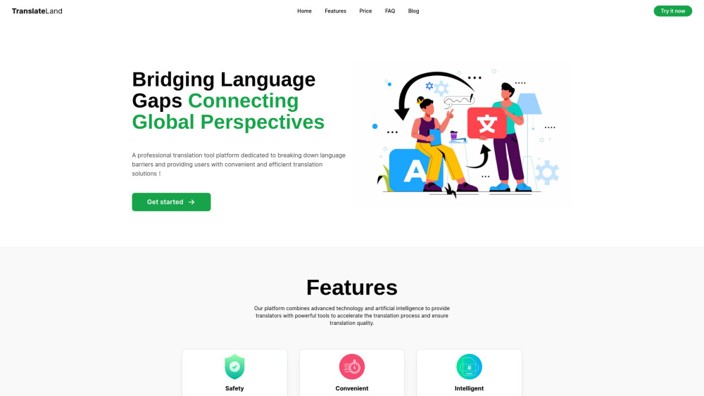 Translate Land: AI-Powered Professional Translation Tool with Advanced Tech