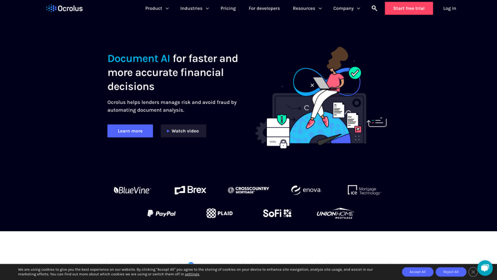 Ocrolus Document AI Platform: Financial Document Automation Software