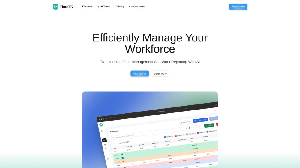 TimeTK: Time Attendance & Daily Reporting Tool for Businesses