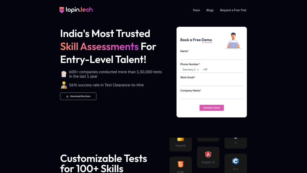 topin.tech: Online Skill Assessment for Effective Talent Evaluation