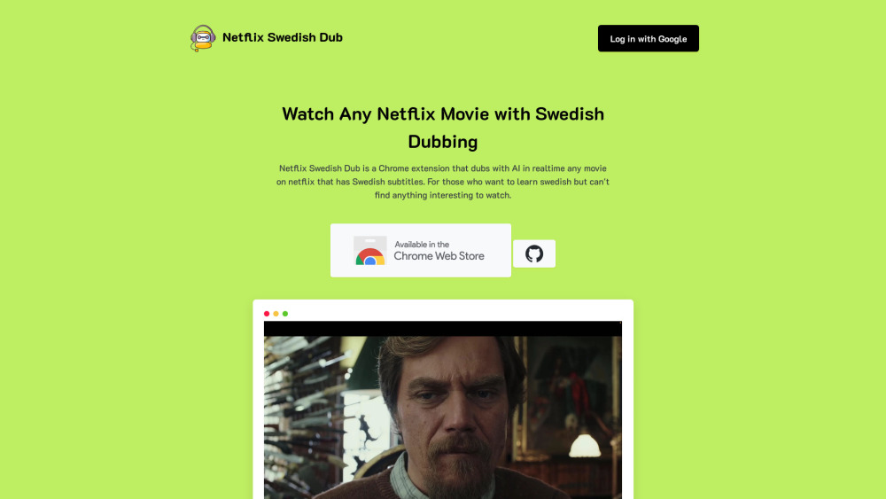 Netflix Swedish Dub: AI Chrome Extension, Dubbing with Swedish Subtitles