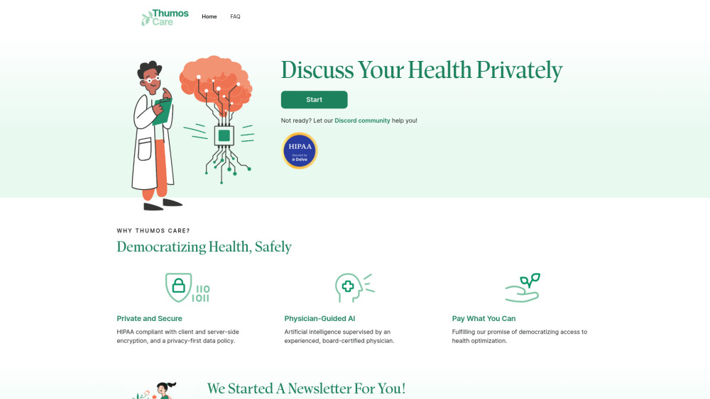 Thumos Care: AI Health Optimization with Personalized Advice