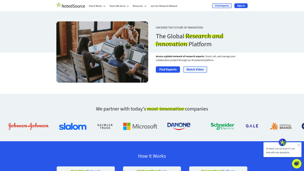 NotedSource: Instant Research Talent Connections Platform