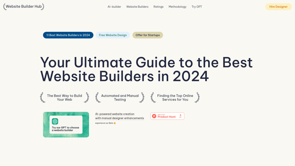 Website Builder Hub: Choose Top Website Builders for Best Platforms