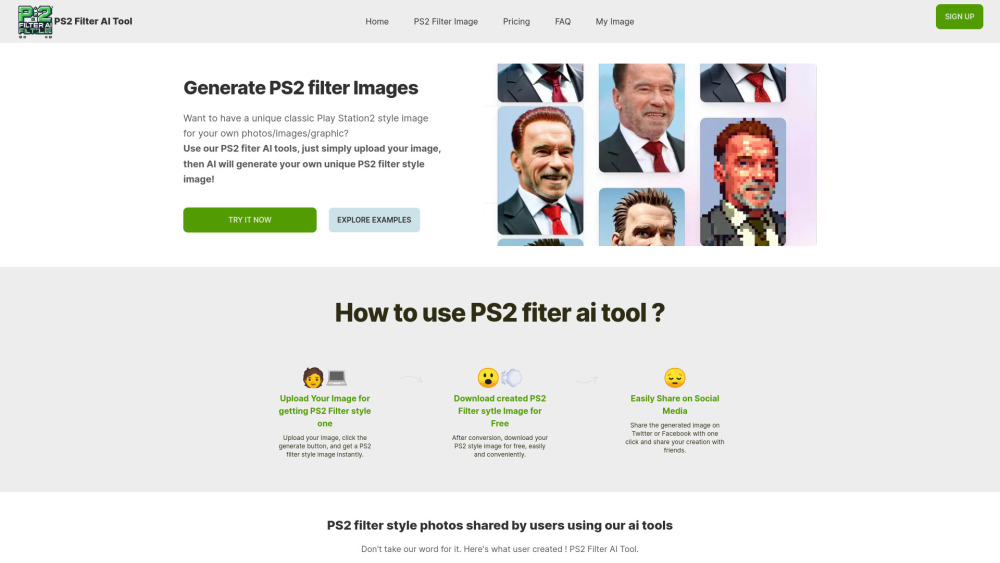 PS2 Filter AI Tool: Generate Stunning PS2 Style Images Instantly