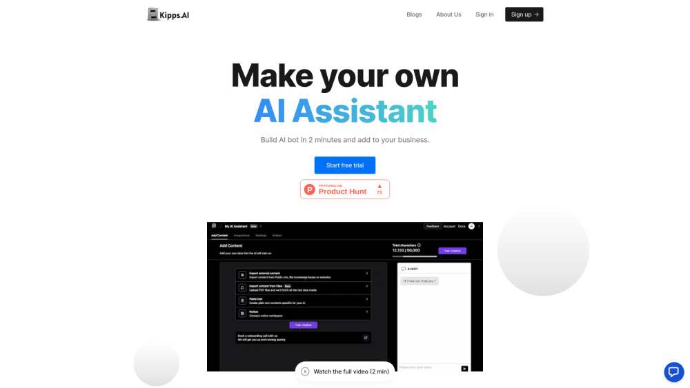 Kipps AI: Revolutionizing Customer Support & Lead Generation with Innovation