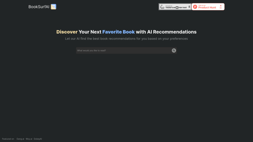 BookSurfAI: AI Book Platform for Personalized Recommendations