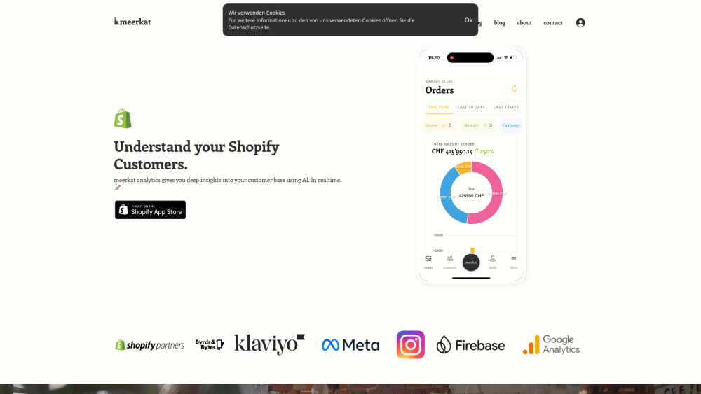 Meerkat Analytics: AI-Powered Insights for Shopify Merchants