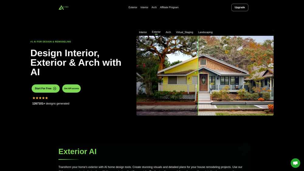 AI Two : AI-Powered Platform for Designing Custom Dream Homes Online