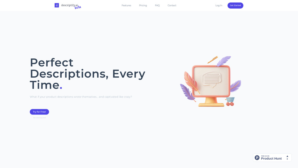 Descriptify.ai: AI Tool for Crafting Engaging Product Descriptions