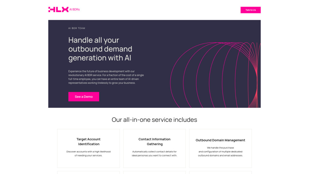 HLXAIBDR: AI-Powered Business Development Service for Growth