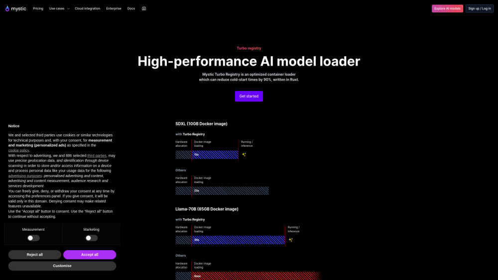 Mystic Turbo Registry: AI Loader for Faster Cold Starts and Load Times