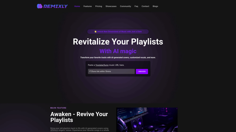 Remixly AI: Effortless AI-Driven Platform for Music Remixing