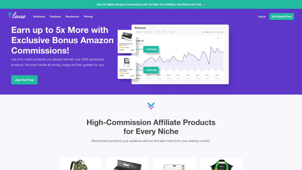 Affiliate Plus - Lasso: AI-Driven Affiliate Marketing Platform Power