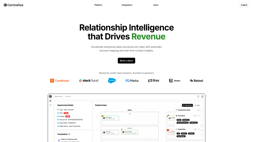 AI Relationship Intelligence: Contact Insights & Deal Acceleration Platform