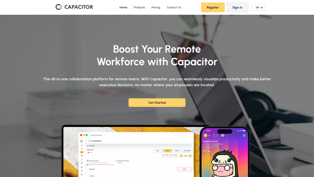 Capacitor Remote Workforce Software: AI-Powered Collaboration Platform