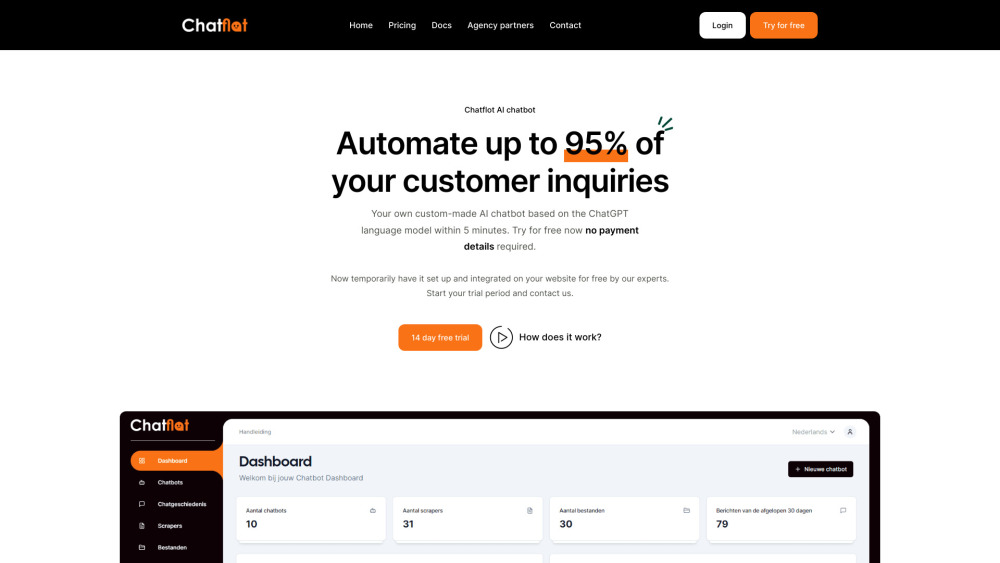 Chatflot AI Chatbot: Customer Service & Sales Automation - Boost Efficiency