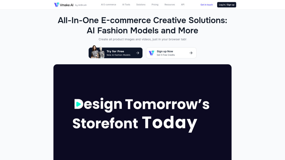 Vmake AI: Advanced AI Image & Video Editing for E-Commerce Success