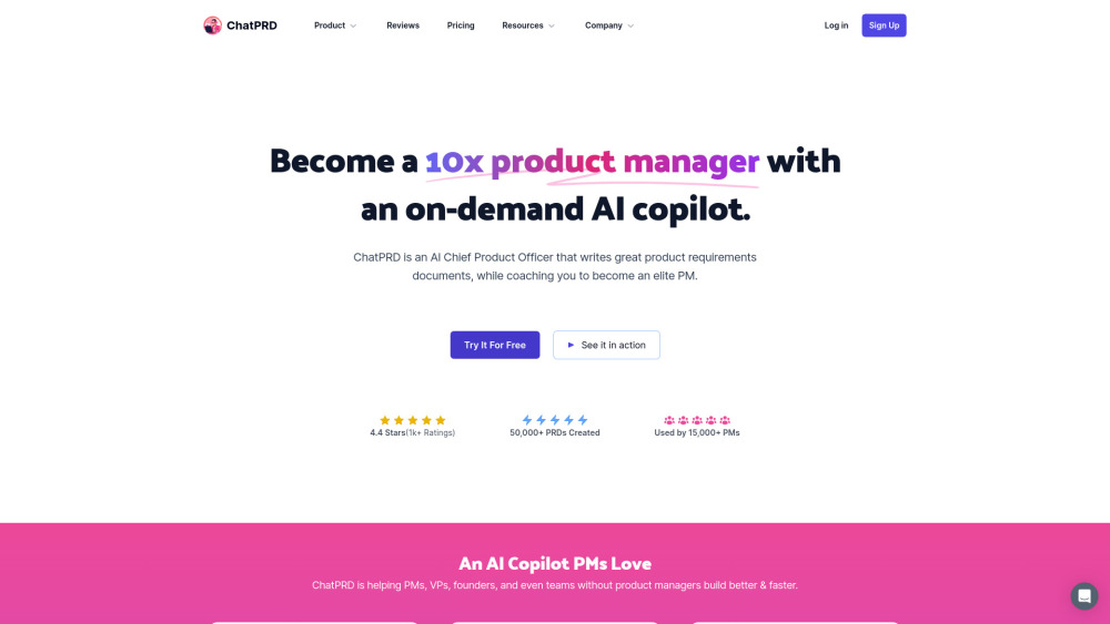 ChatPRD: AI Copilot - Boost Productivity & Innovation in Product Work