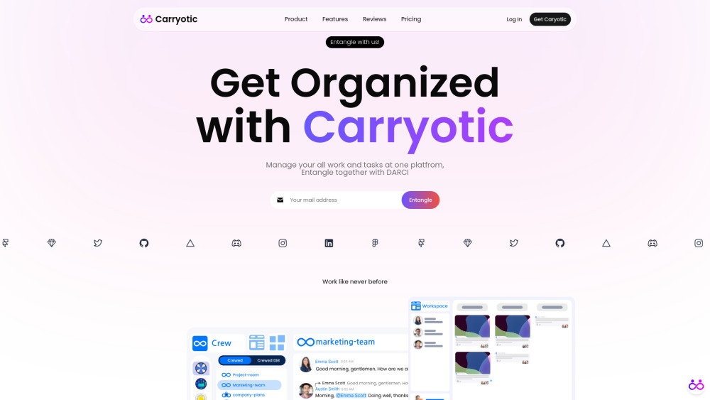 Carryotic: Boost Team Productivity with Social Workflow Management Platform