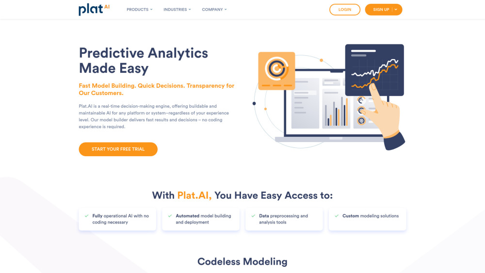 Plat.AI: AI Predictive Analytics Software for Real-Time Predictions