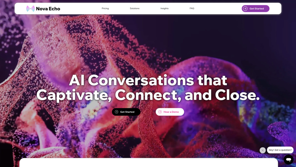 Nova Echo AI: Personalized Sales Interactions with AI Communication