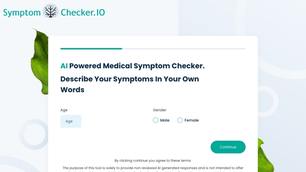 SymptomChecker.io: AI Symptom Tool for Health Concerns & Descriptions