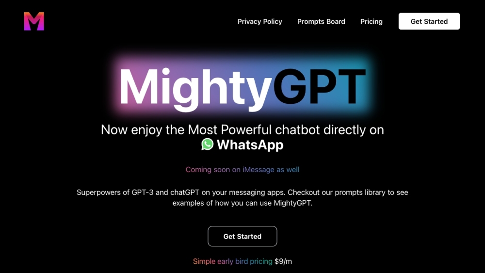 **MightyGPT: Chatbot Using GPT-3 & ChatGPT for Messaging App Assistance**