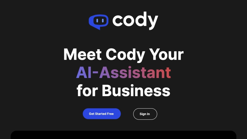 **Cody AI Employee: Answers, Troubleshoots & Completes Tasks for Teams**