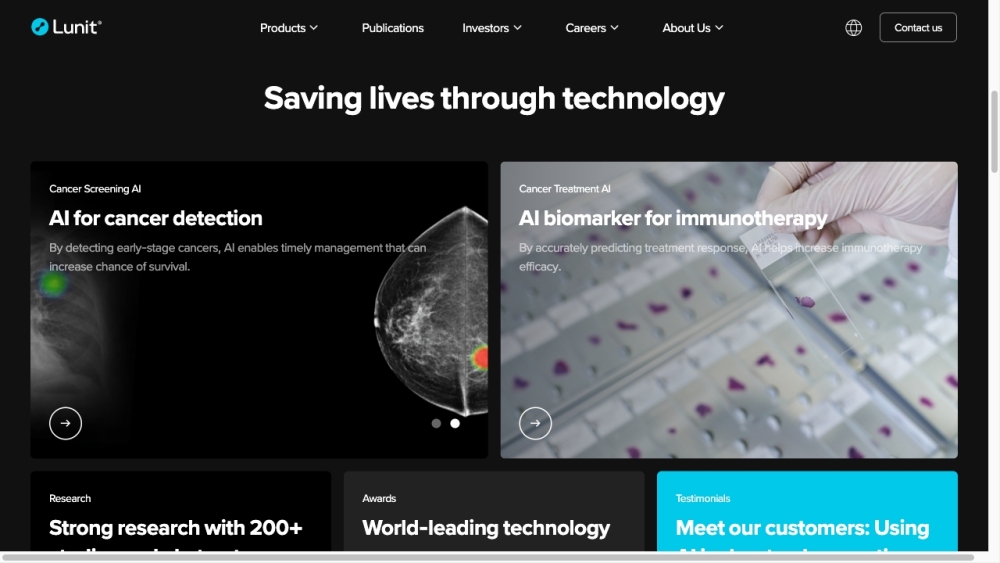 Lunit Inc. : AI-Powered Cancer Screening & Treatment, Saving Lives