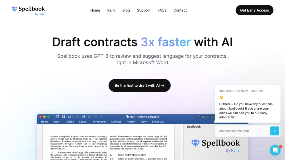 Spellbook - AI Contract Drafting & Review : Draft & Review Contracts in Word