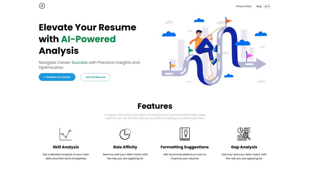 Compass - AI Powered Resume Analysis: Uncover Personalized AI Insights