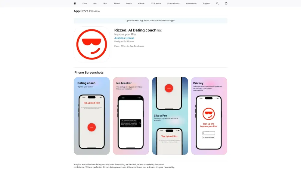 Rizzed: AI Dating Coach - Empower Your Dating Life with AI