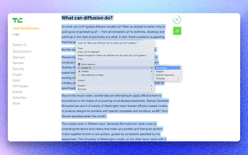 Casper - Chrome Ext: AI Insights & Summaries: Streamline Workflow