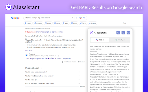 Bard for Google - Chrome Extension: Instant Access to Google Bard AI