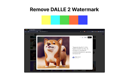 DALLE 2 Image Downloader: Download DALLE 2 Images Without Watermarks