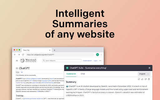 ChatGPT - Chrome Extension: Summary Generator