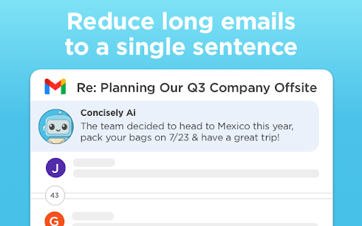 Concisely: Summarize Gmail Inbox