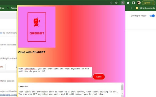 ChromeGPT - ChatGPT Extension: Seamless Messaging with OpenAI's GPT