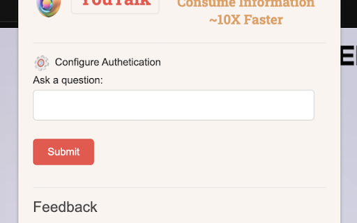 YouTalk - Chrome Extension: Ask Questions, Get Instant YouTube Replies
