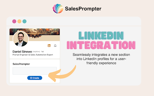 SalesPrompter: Automated LinkedIn Messaging Powered by GPT-4 Extension