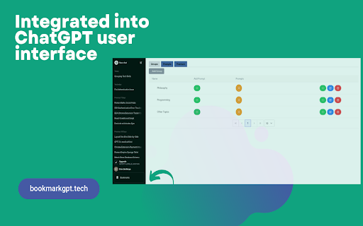 BookmarkGPT: Bookmark & Organize ChatGPT Prompts Effortlessly - Extension
