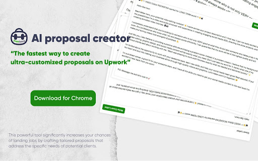 ChatGPT AI Proposal Generator: Boost Success on Freelancing Platforms